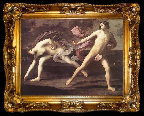 framed  RENI, Guido Atalanta and Hippomenes ftu, ta009-2